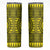 All Yellow Tonga Malo e lelei Skinny Tumbler Vintage Ngatu Tribal Pattern - Polynesian Pride
