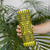 All Yellow Tonga Malo e lelei Skinny Tumbler Vintage Ngatu Tribal Pattern - Polynesian Pride