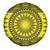 All Yellow Tonga Malo e lelei Spare Tire Cover Vintage Ngatu Tribal Pattern - Polynesian Pride