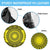 All Yellow Tonga Malo e lelei Spare Tire Cover Vintage Ngatu Tribal Pattern - Polynesian Pride