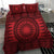 All Red Tonga Malo e lelei Bedding Set Vintage Ngatu Tribal Pattern - Polynesian Pride