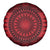 All Red Tonga Malo e lelei Spare Tire Cover Vintage Ngatu Tribal Pattern - Polynesian Pride