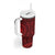 All Red Tonga Malo e lelei Tumbler With Handle Vintage Ngatu Tribal Pattern - Polynesian Pride