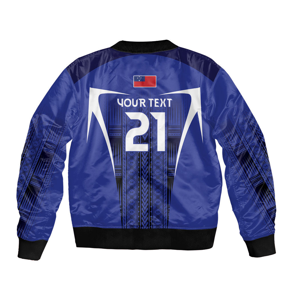 2026 Rugby Nations Series Custom Manu Samoa Bomber Jacket LT9 - Polynesian Pride