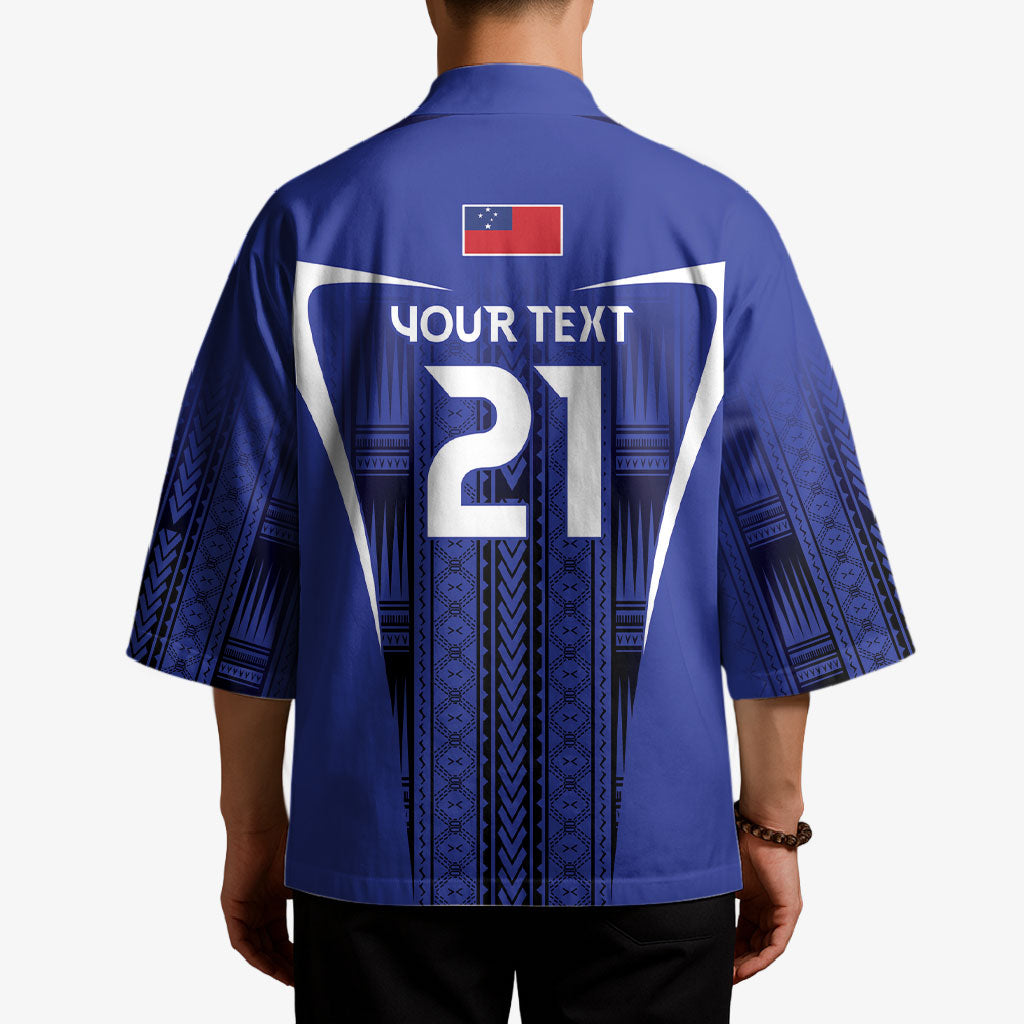 2026 Rugby Nations Series Custom Manu Samoa Kimono LT9 - Polynesian Pride