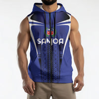 2026 Rugby Nations Series Custom Manu Samoa Sleeveless Zip Hoodie