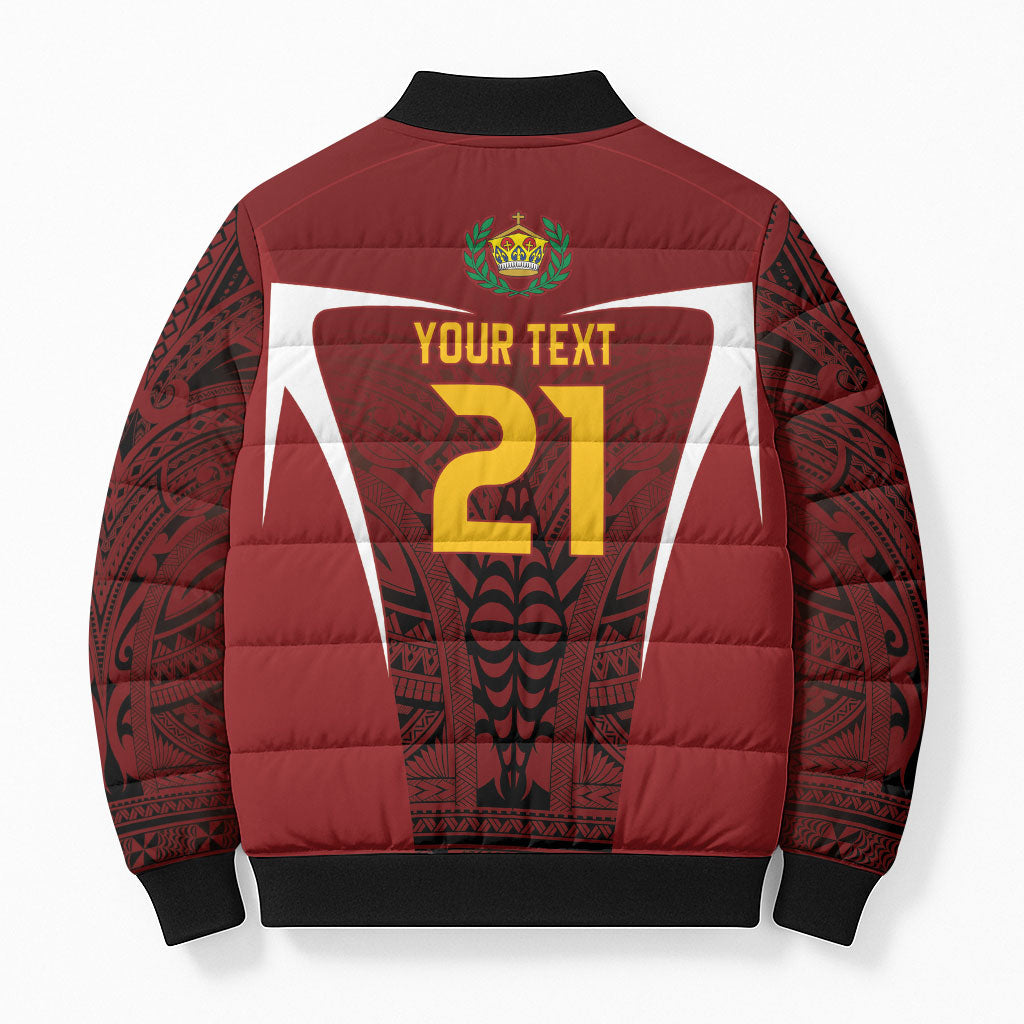 2026 Rugby Nations Series Custom Tonga Ikale Tahi Bomber Puffer Jacket LT9 - Polynesian Pride