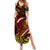 New Zealand Summer Maxi Dress Aotearoa Wisdom Face Maori Fern Tattoo Arty LT9 Women Reggae - Polynesian Pride