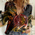 New Zealand Women Casual Shirt Aotearoa Wisdom Face Maori Fern Tattoo Arty LT9 Female Reggae - Polynesian Pride