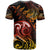 New Zealand T Shirt Aotearoa Kiwi Bird Maori Fern Tattoo Arty LT9 - Polynesian Pride