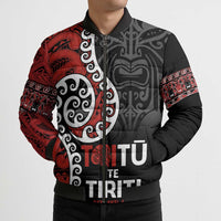 Honour The Treaty New Zealand Bomber Puffer Jacket Toitu Te Tiriti Ake Ake Ake - Polynesian Pride