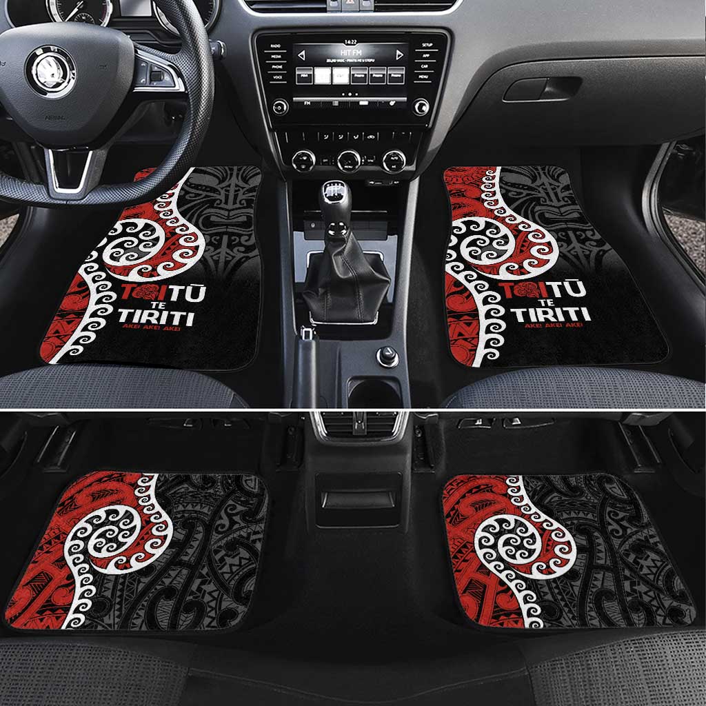 Honour The Treaty New Zealand Car Mats Toitu Te Tiriti Ake!Ake!Ake!