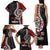 Honour The Treaty New Zealand Family Matching Tank Maxi Dress and Hawaiian Shirt Toitu Te Tiriti Ake!Ake!Ake!