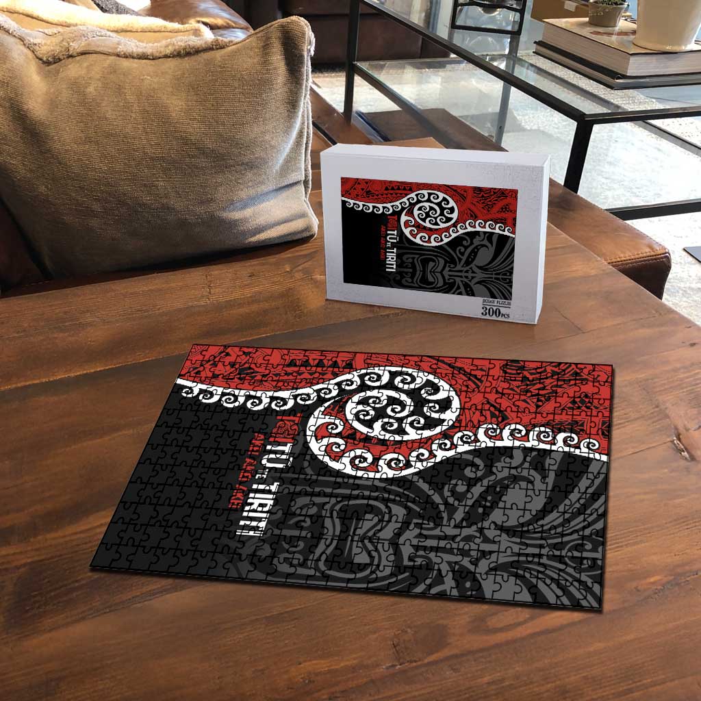 Honour The Treaty New Zealand Puzzle Toitu Te Tiriti Ake Ake Ake - Polynesian Pride