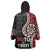 Honour The Treaty New Zealand Wearable Blanket Hoodie Toitu Te Tiriti Ake!Ake!Ake!