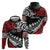 Honour The Treaty New Zealand Personalised Zip Hoodie Toitu Te Tiriti Half Fern with Haka dance