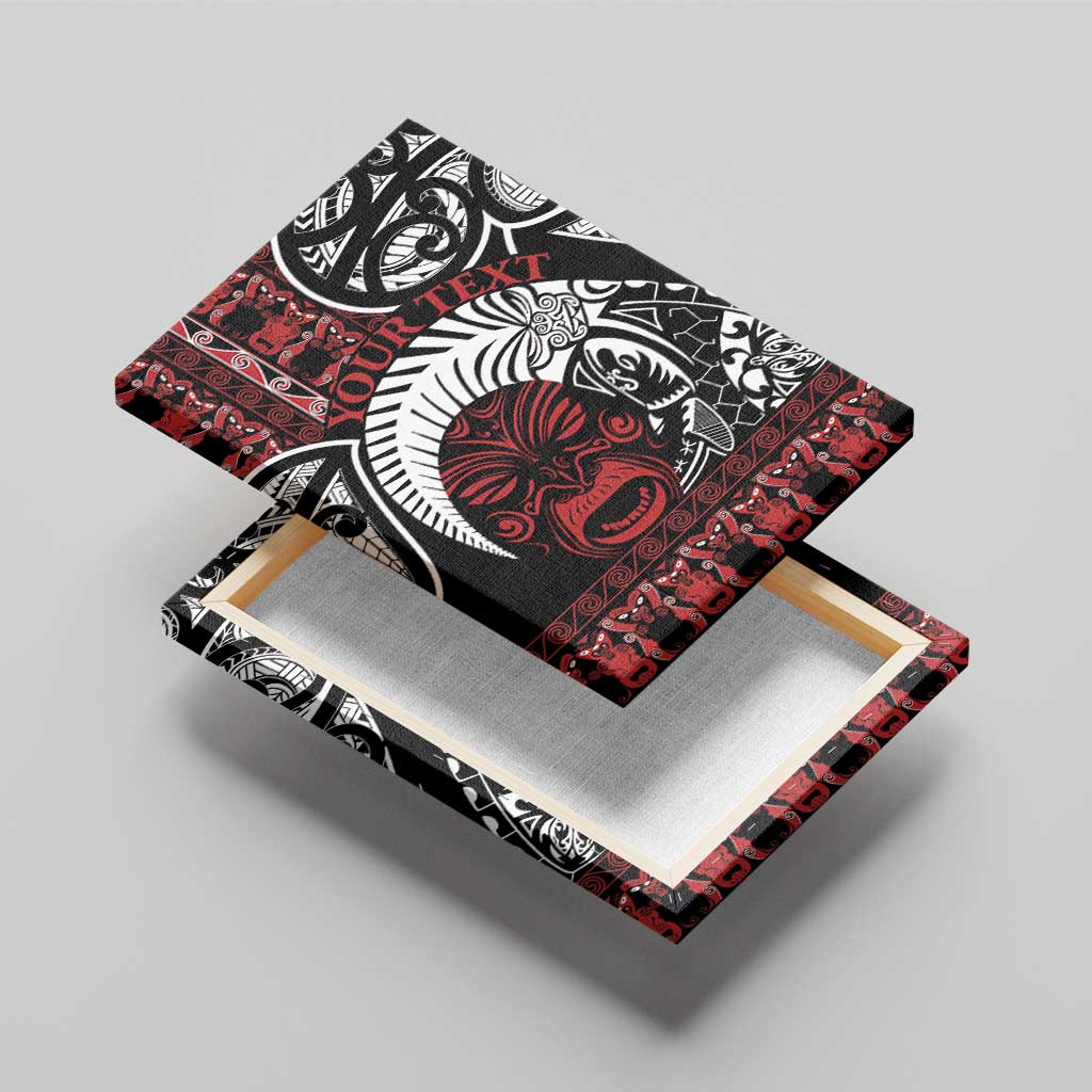 Honour The Treaty New Zealand Personalised Canvas Wall Art Toitu Te Tiriti Indigenous Maori Face LT9 - Polynesian Pride