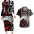 Honour The Treaty New Zealand Personalised Couples Matching Long Sleeve Bodycon Dress and Hawaiian Shirt Toitu Te Tiriti Indigenous Maori Face