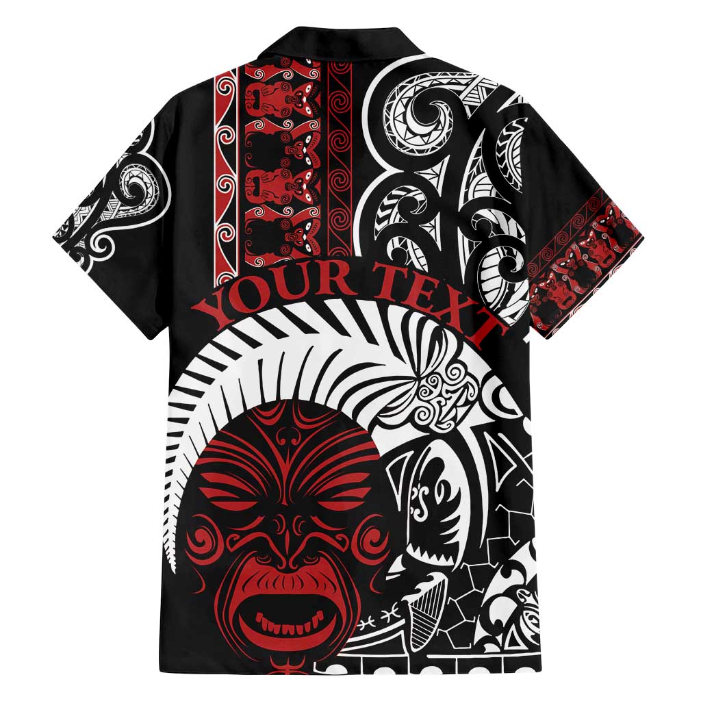 Honour The Treaty New Zealand Personalised Family Matching Puletasi and Hawaiian Shirt Toitu Te Tiriti Indigenous Maori Face