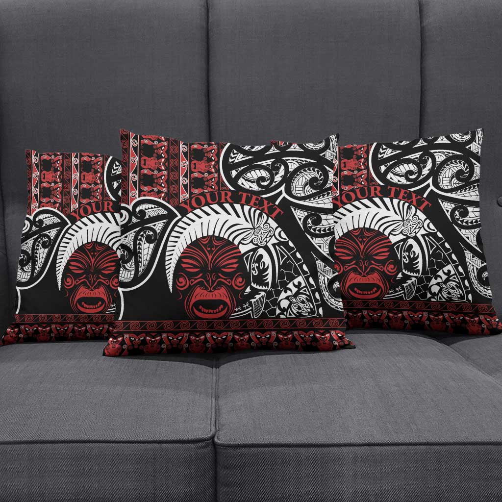 Honour The Treaty New Zealand Personalised Pillow Cover Toitu Te Tiriti Indigenous Maori Face - Polynesian Pride