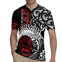 Honour The Treaty New Zealand Personalised Rugby Jersey Toitu Te Tiriti Indigenous Maori Face