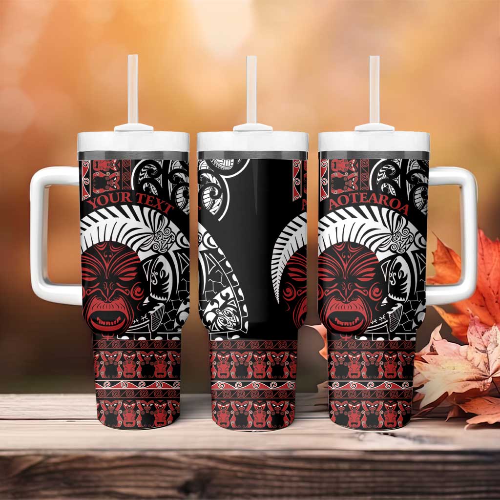 Honour The Treaty New Zealand Personalised Tumbler With Handle Toitu Te Tiriti Indigenous Maori Face