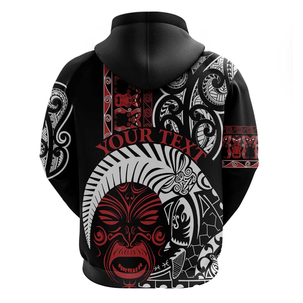 Honour The Treaty New Zealand Personalised Zip Hoodie Toitu Te Tiriti Indigenous Maori Face LT9 - Polynesian Pride