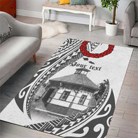 Samoa Mau Movement House Personalised Area Rug Fa'a Samoa The Samoan Way