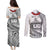 Samoa Mau Movement House Personalised Couples Matching Puletasi and Long Sleeve Button Shirt Fa'a Samoa The Samoan Way