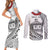 Samoa Mau Movement House Personalised Couples Matching Short Sleeve Bodycon Dress and Long Sleeve Button Shirt Fa'a Samoa The Samoan Way
