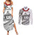 Samoa Mau Movement House Personalised Couples Matching Summer Maxi Dress and Long Sleeve Button Shirt Fa'a Samoa The Samoan Way