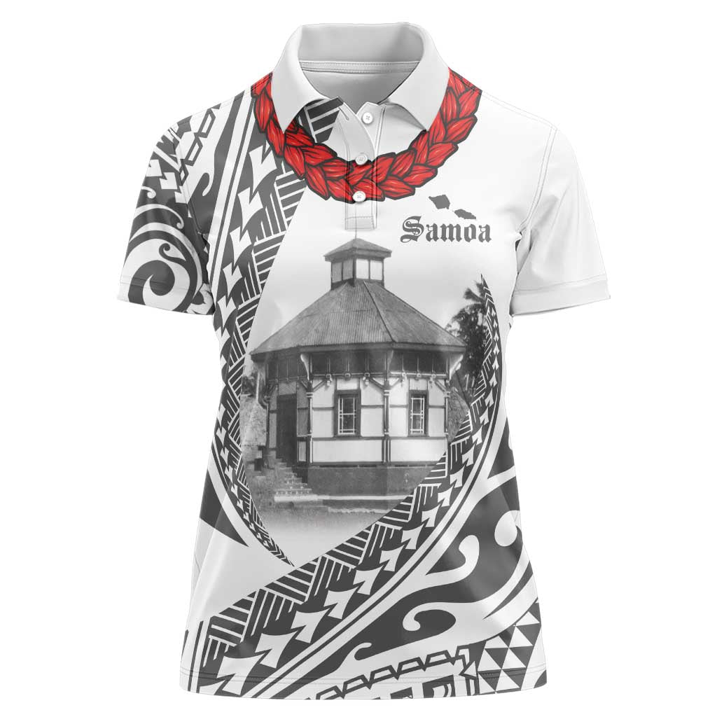 Samoa Mau Movement House Personalised Women Polo Shirt Fa'a Samoa The Samoan Way