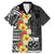 Samoa Tribal Hibiscus Flowers Family Matching Mermaid Dress and Hawaiian Shirt