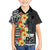 Samoa Tribal Hibiscus Flowers Family Matching Puletasi and Hawaiian Shirt