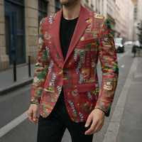 Mele Kalikimaka Pakalana Pikake Lei Blazer Hawaiian Rodeo Paniolo Omaomao Palaka - Polynesian Pride