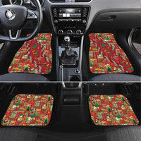 Mele Kalikimaka Pakalana Pikake Lei Car Mats Hawaiian Rodeo Paniolo Omaomao Palaka - Polynesian Pride