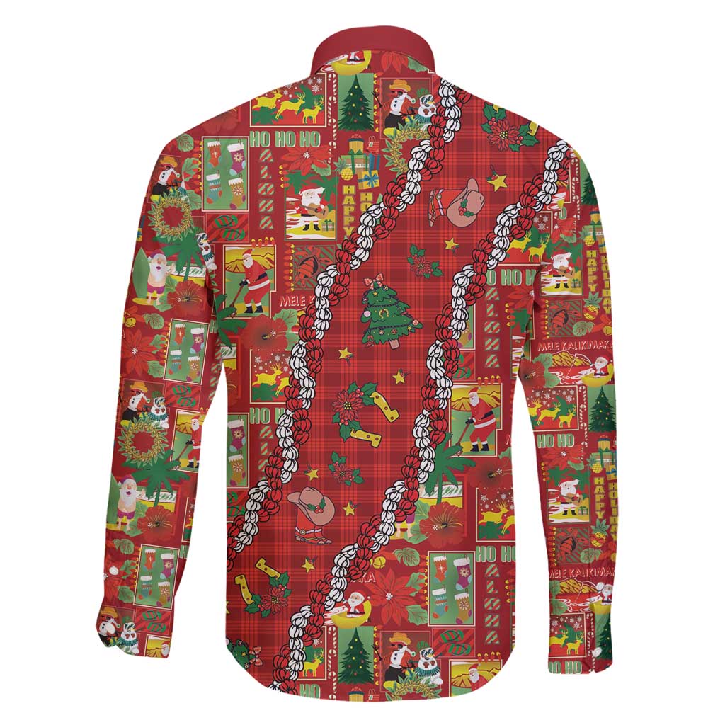 Mele Kalikimaka Pakalana Pikake Lei Family Matching Puletasi and Hawaiian Shirt Hawaiian Rodeo Paniolo Omaomao Palaka - Polynesian Pride