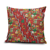 Mele Kalikimaka Pakalana Pikake Lei Pillow Cover Hawaiian Rodeo Paniolo Omaomao Palaka - Polynesian Pride