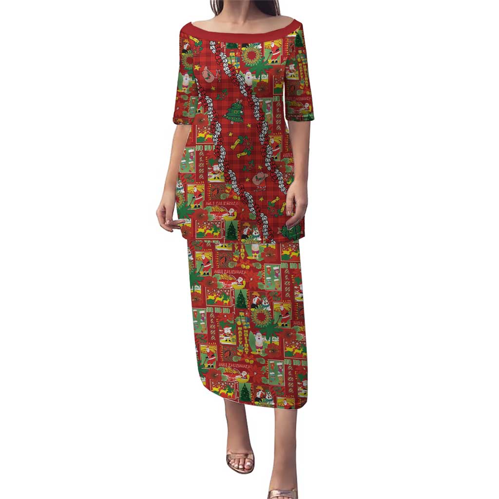 Mele Kalikimaka Pakalana Pikake Lei Puletasi Hawaiian Rodeo Paniolo Omaomao Palaka - Polynesian Pride