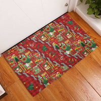 Mele Kalikimaka Pakalana Pikake Lei Rubber Doormat Hawaiian Rodeo Paniolo Omaomao Palaka - Polynesian Pride