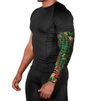 Mele Kalikimaka Pakalana Pikake Lei Arm Sleeves Hawaiian Rodeo Paniolo Ulaula Palaka - Polynesian Pride