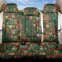Mele Kalikimaka Pakalana Pikake Lei Back Car Seat Cover Hawaiian Rodeo Paniolo Ulaula Palaka - Polynesian Pride