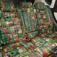 Mele Kalikimaka Pakalana Pikake Lei Back Car Seat Cover Hawaiian Rodeo Paniolo Ulaula Palaka - Polynesian Pride