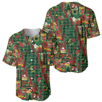 Mele Kalikimaka Pakalana Pikake Lei Baseball Jersey Hawaiian Rodeo Paniolo Ulaula Palaka - Polynesian Pride
