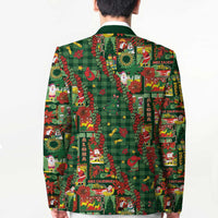 Mele Kalikimaka Pakalana Pikake Lei Blazer Hawaiian Rodeo Paniolo Ulaula Palaka - Polynesian Pride