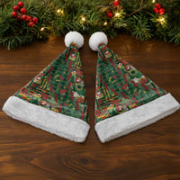 Mele Kalikimaka Pakalana Pikake Lei Christmas Santa Hat Hawaiian Rodeo Paniolo Ulaula Palaka - Polynesian Pride