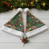 Mele Kalikimaka Pakalana Pikake Lei Christmas Santa Hat Hawaiian Rodeo Paniolo Ulaula Palaka - Polynesian Pride