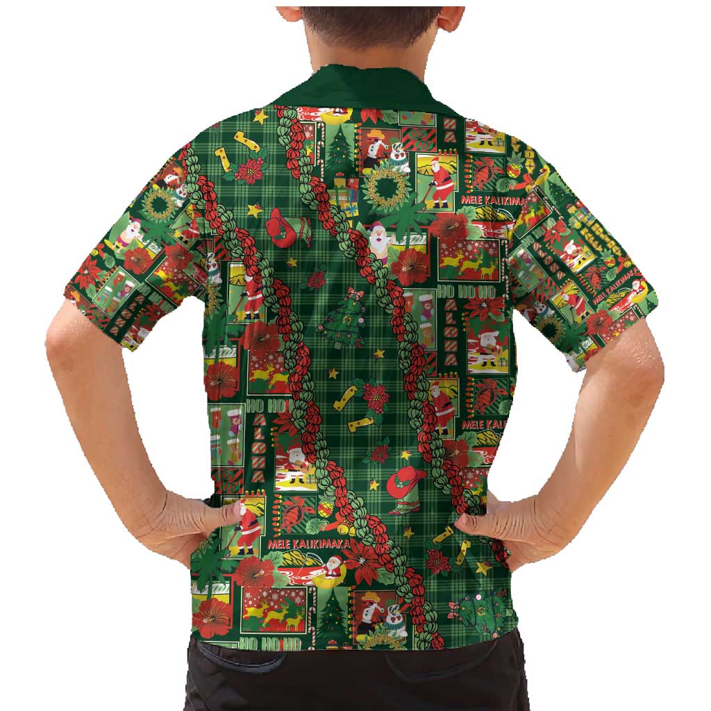 Mele Kalikimaka Pakalana Pikake Lei Family Matching Mermaid Dress and Hawaiian Shirt Hawaiian Rodeo Paniolo Ulaula Palaka - Polynesian Pride