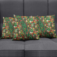 Mele Kalikimaka Pakalana Pikake Lei Pillow Cover Hawaiian Rodeo Paniolo Ulaula Palaka - Polynesian Pride