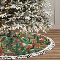 Mele Kalikimaka Pakalana Pikake Lei Tree Skirt Hawaiian Rodeo Paniolo Ulaula Palaka - Polynesian Pride